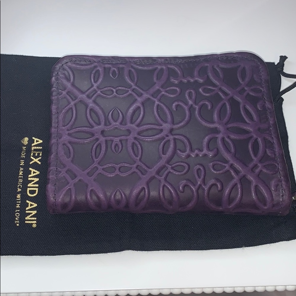 Alex and ani leather wallet